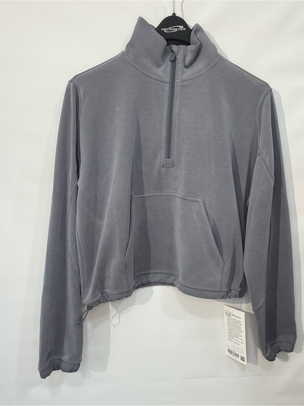 lululemon brushed soft stream half zip SOGY